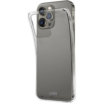 SBS Polo iPhone 13 Pro Max Hoesje Flexibel TPU Backcover - Zwart