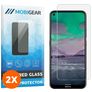 Mobigear Nokia 3.4 Glazen Screenprotector - Case Friendly (2-Pack)