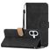 Mobigear Stitch iPhone 17 Hoesje Bookcase Portemonnee - Zwart
