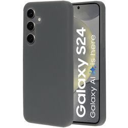 Mobiparts Samsung Galaxy S24 Siliconen Hoesje Backcover - Urban Grey