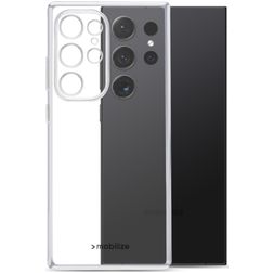 Mobilize Gelly Doorzichtig Samsung Galaxy S24 Ultra Hoesje Flexibel TPU Backcover - Transparant