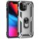 Mobigear Armor Ring iPhone 13 Pro Hoesje Hardcase Backcover Shockproof met Ringhouder - Zilver