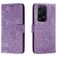 Mobigear Flowers HONOR 200 Lite Hoesje Bookcase Portemonnee - Paars