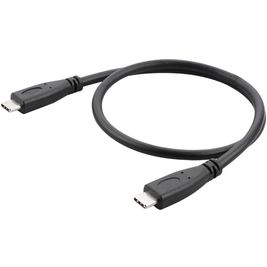 Mobigear Gen 2 USB-C naar USB-C Kabel 0.3 Meter - Zwart