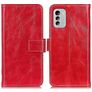 Mobigear Basic Nokia G60 5G Hoesje Bookcase Portemonnee - Rood