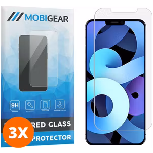 Mobigear iPhone 12 Mini Glazen Screenprotector - Case Friendly (3-Pack)