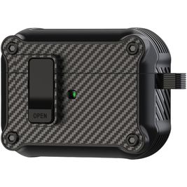 Mobigear Racing Clip Apple AirPods Pro 2 Hardcase Hoesje - Zwart