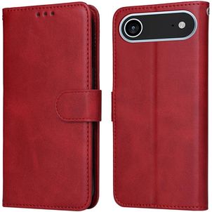 Mobigear Wallet iPhone Air Hoesje Bookcase Portemonnee - Rood