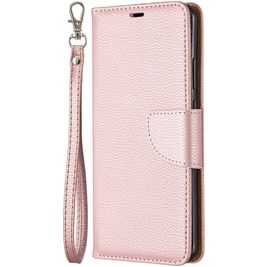 Mobigear Litchi Wallet Book Case Rose Gold Huawei P40 Pro