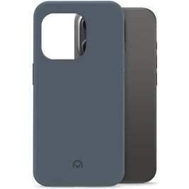 Mobilize Rubber Gelly iPhone 15 Pro Hoesje Flexibel TPU Backcover - Matt Blue