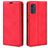Mobigear Retro Slim Motorola Moto E32 Hoesje Bookcase Portemonnee - Rood