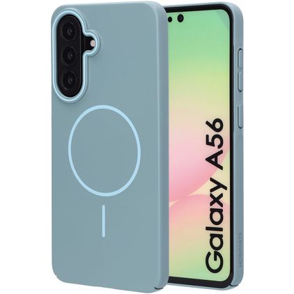 Mobiparts Slim Line Samsung Galaxy A56 MagSafe Hoesje Hardcase Backcover - Sage Green