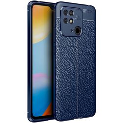 Mobigear Luxury Xiaomi Redmi 10C Hoesje Flexibel TPU Backcover - Blauw