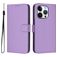 Mobigear Urban Wallet iPhone 16 Pro Hoesje Bookcase Portemonnee - Paars
