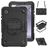 Mobigear SureGrip Xtreme Samsung Galaxy Tab A11 Hoes Hard Kunststof,Siliconen Backcover + Schouderband + Standaard - Zwart