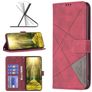 Mobigear Rhombus Google Pixel 7a Hoesje Bookcase Portemonnee - Rood