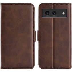 Mobigear Slim Magnet Google Pixel 8a Hoesje Bookcase Portemonnee - Bruin