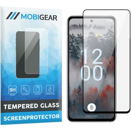 Mobigear Premium Nokia X30 Glazen Screenprotector - Case Friendly - Zwart