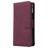 Mobigear Zipper Samsung Galaxy A41 Hoesje Bookcase Portemonnee - Rood