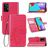 Mobigear Clover Samsung Galaxy A52 Hoesje Bookcase Portemonnee - Magenta