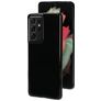 Mobiparts Classic Samsung Galaxy S21 Ultra Hoesje Flexibel TPU Backcover - Zwart