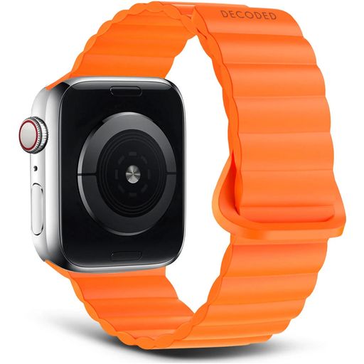 Decoded Traction Loop Siliconen Apple Watch Bandje Magneetsluiting - 49/46/45/44 mm - Apricot