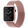 Mobigear Loop Milanese Apple Watch Bandje Magneetsluiting - 42/41/40/38 mm - Roze