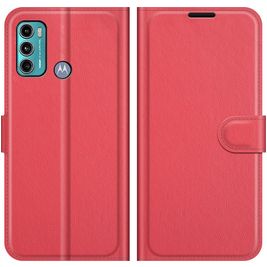Mobigear Classic Motorola Moto G60 Hoesje Bookcase Portemonnee - Rood