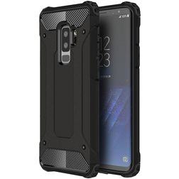 Mobigear Outdoor Samsung Galaxy S9 Plus Hoesje Hardcase Backcover Shockproof - Zwart