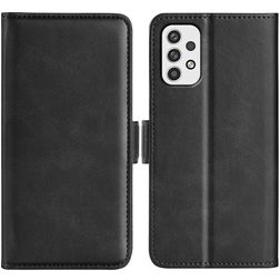 Mobigear Slim Magnet Samsung Galaxy A23 Hoesje Bookcase Portemonnee - Zwart