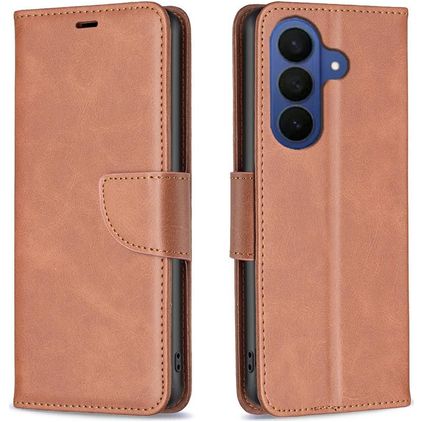 Mobigear Excellent Samsung Galaxy A37 Hoesje Bookcase Portemonnee - Bruin