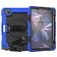 Mobigear SureGrip Xtreme iPad Air 11 Inch (2026) Hoes Hard Kunststof,Siliconen Backcover + Stylus Houder + Schouderband + Standaard - Donkerblauw