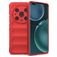 Mobigear Bumpy HONOR Magic 4 Pro Hoesje Flexibel TPU Backcover - Rood