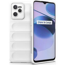 Mobigear Bumpy Realme C35 Hoesje Flexibel TPU Backcover - Wit