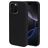 Mobiparts iPhone 16 Pro Max Siliconen Hoesje Backcover - Zwart