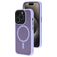 Mobiparts Hardcover iPhone 15 Pro MagSafe Hoesje Hardcase Backcover - Satin Lila