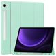 Mobigear Tri-Fold Gel Samsung Galaxy Tab S9 FE Hoes Bookcase + Stylus Houder - Groen