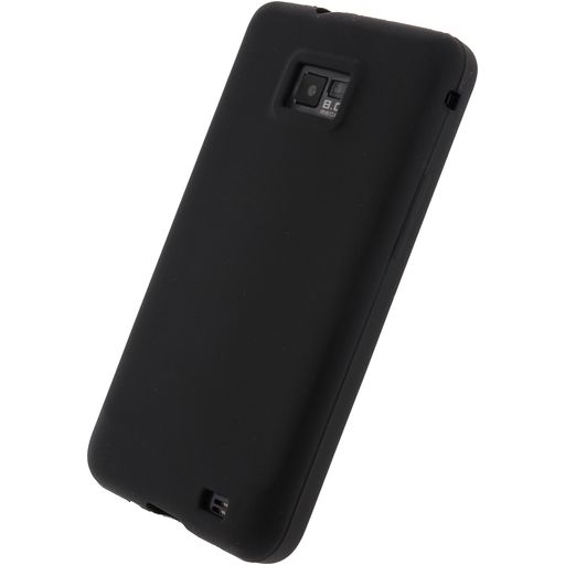 Xccess Samsung Galaxy S2 Siliconen Hoesje Backcover - Zwart