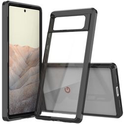 Mobigear Crystal Google Pixel 6 Hoesje Hardcase Backcover - Zwart