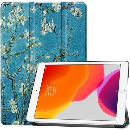 Mobigear Tri-Fold iPad 8 (2020) Hoes Bookcase - Amandelbloesem