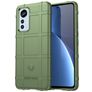 Mobigear Rugged Shield Xiaomi 12 Lite Hoesje Flexibel TPU Backcover Shockproof - Groen