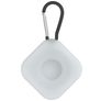 Mobigear Square Key Apple AirTag Hoesje Flexibel Siliconen Sleutelhanger - Transparant