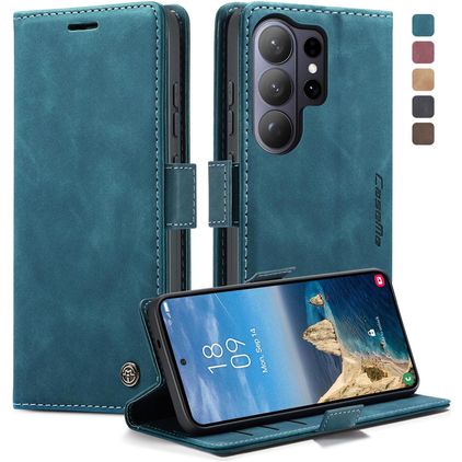 CaseMe 013 Samsung Galaxy S26 Ultra Hoesje Bookcase Portemonnee - Blauw