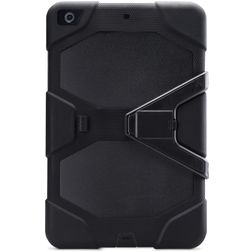 Xccess Survivor Essential iPad 9 (2021) Hoes Hard Kunststof,Siliconen Backcover + Standaard - Zwart