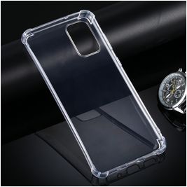 Mobigear Cushion Doorzichtig Samsung Galaxy S20 Plus Hoesje Flexibel TPU Backcover Shockproof - Transparant
