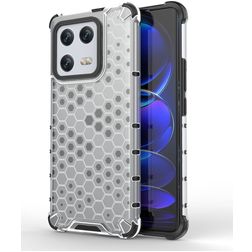 Mobigear Honeycomb Xiaomi 13 Pro Hoesje Hardcase Backcover Shockproof - Wit