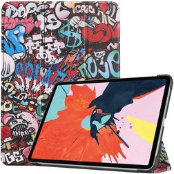 Mobigear Tri-Fold iPad Air 4 (2020) Hoes Bookcase - Graffiti