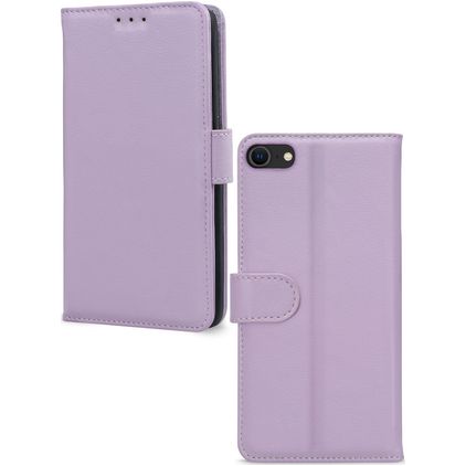Mobilize Premium Gelly Wallet iPhone SE (2020) Hoesje Bookcase Portemonnee - Paars