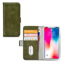 Mobilize Elite Gelly iPhone XS Max Hoesje Bookcase Portemonnee - Groen