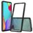Mobigear Crystal Samsung Galaxy A52 Hoesje Hardcase Backcover - Transparant / Zwart